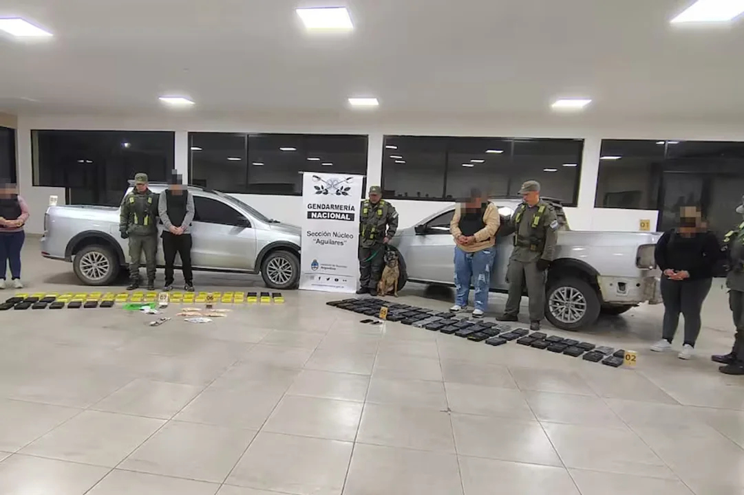 De Tucumán a La Matanza: interceptaron a narcos con un cargamento de 106 kilos de cocaína