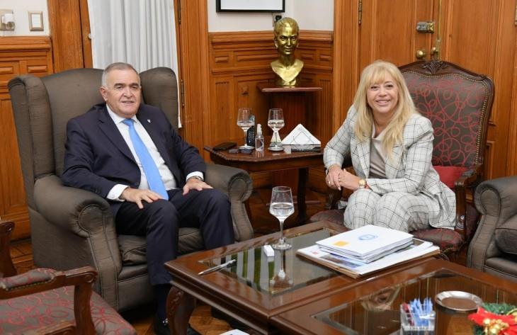 El gobernador Jaldo y la intendente Chahla, un trabajo articulado para obras contra inundaciones y mejoras urbanas