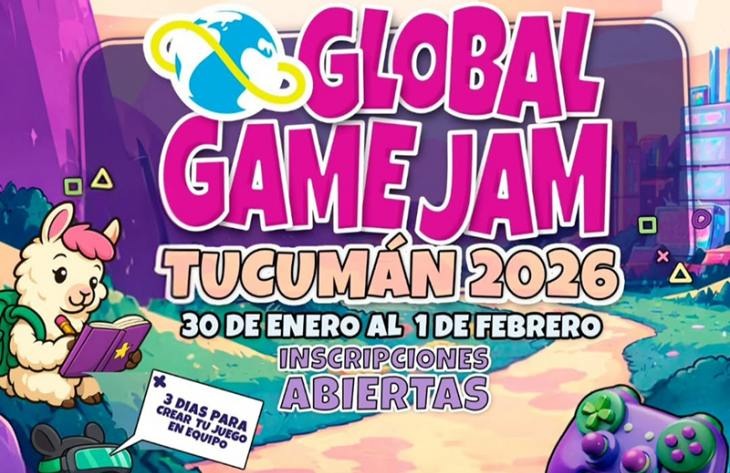 Tucumán vuelve a ser sede de la Global Game Jam 2026