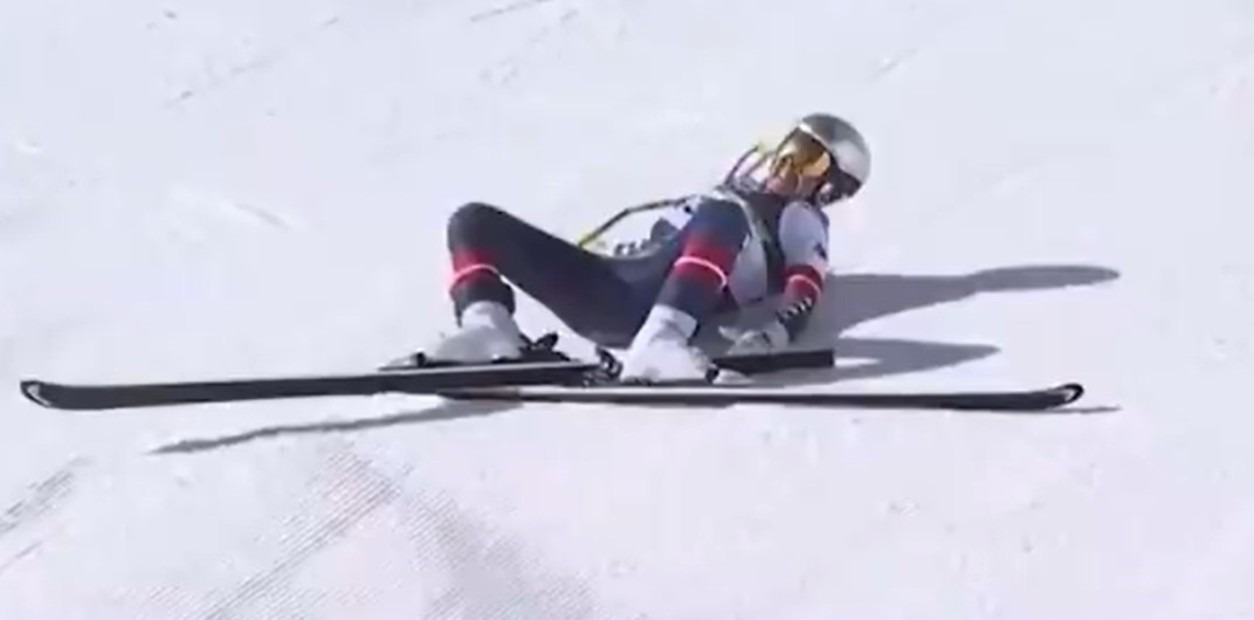 Dramática caída de Lindsey Vonn en los Juegos Olímpicos de Invierno 2026: lágrimas y gritos de dolor para la reina del esquí alpino