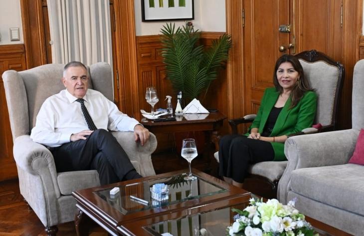 Nueva reunión entre Jaldo y la senadora Mendoza para defender los intereses de Tucumán en el Congreso