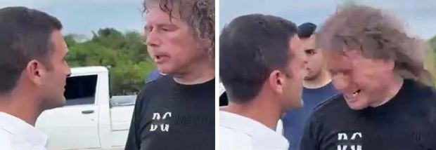 Tucumán: gravísima agresión al diputado Federico Pelli por parte de un militante peronista cuando intentaba hablar con damnificados. Video