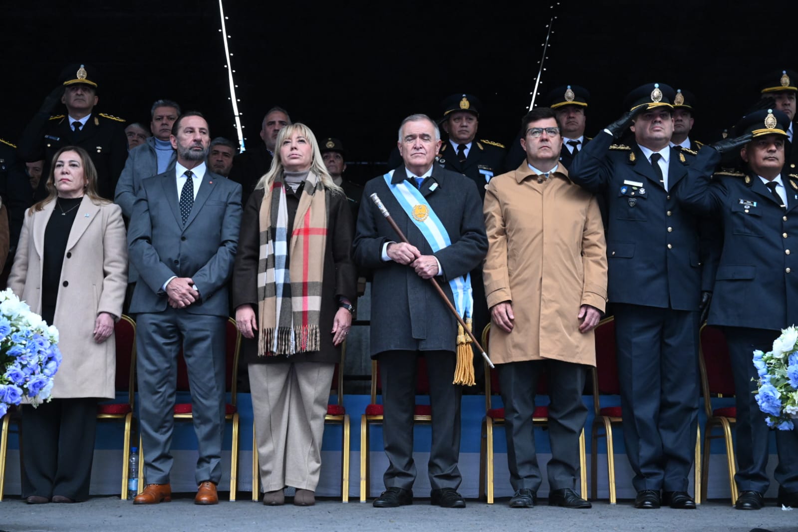 Juri acompañó a Jaldo en el 85° aniversario del Instituto Superior de Policía y destacó la formación de las fuerzas de seguridad