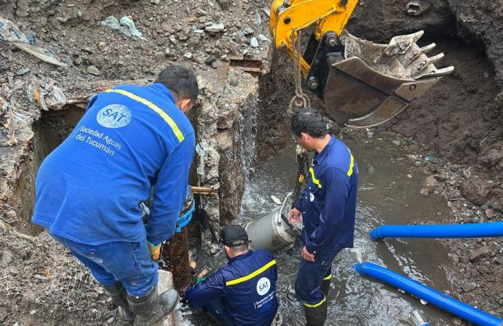 Tucumán: la SAT analiza posibles cortes de servicio por una fuga en el acueducto El Cadillal