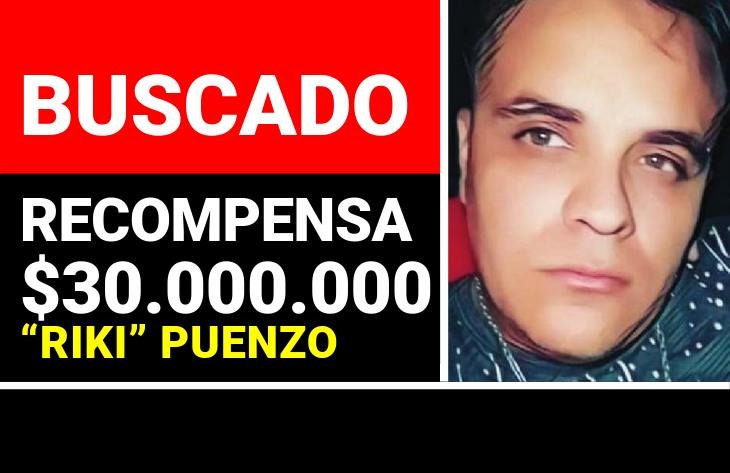 Tucumán: ofrecen una recompensa de $30 millones por información sobre el prófugo “Riki” Puenzo