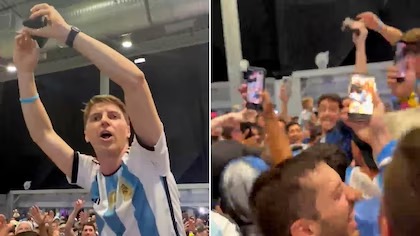 Cómo se ingeniaron los hinchas argentinos para encontrar a un hombre que perdió su billetera en el estadio: “El mejor país del mundo”. Mirá