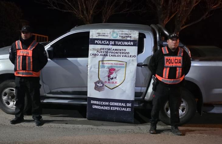 Tucumán: Secuestran una camioneta con pedido de captura por robo y documentación adulterada en un control fronterizo