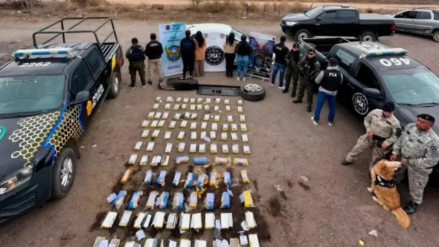 Secuestraron más de 190 kilos de cocaína y detuvieron a siete personas