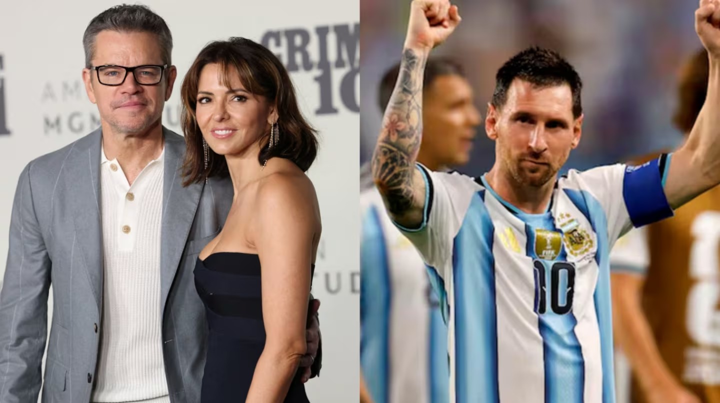 El actor Matt Damon habló de su admiración por Lionel Messi: “Es el más grande, el mejor de la historia”