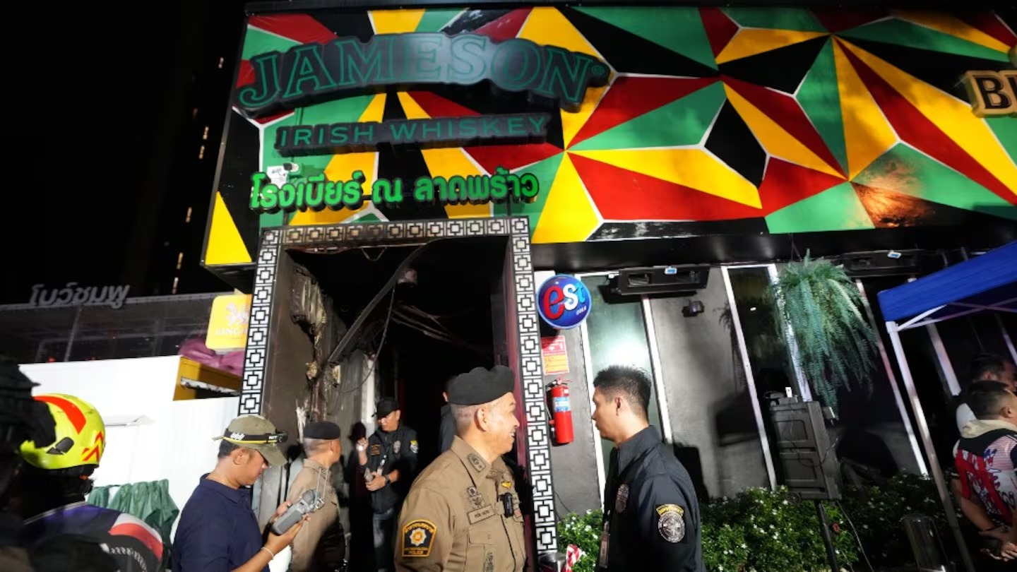 Tragedia en Tailandia: un incendio en un pub dejó al menos 27 muertos y varios heridos