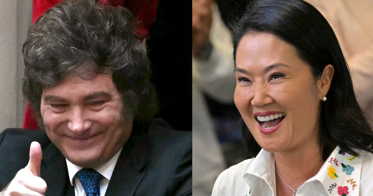 El Presidente Milei viajó a Perú para asistir a la asunción presidencial de Keiko Fujimori