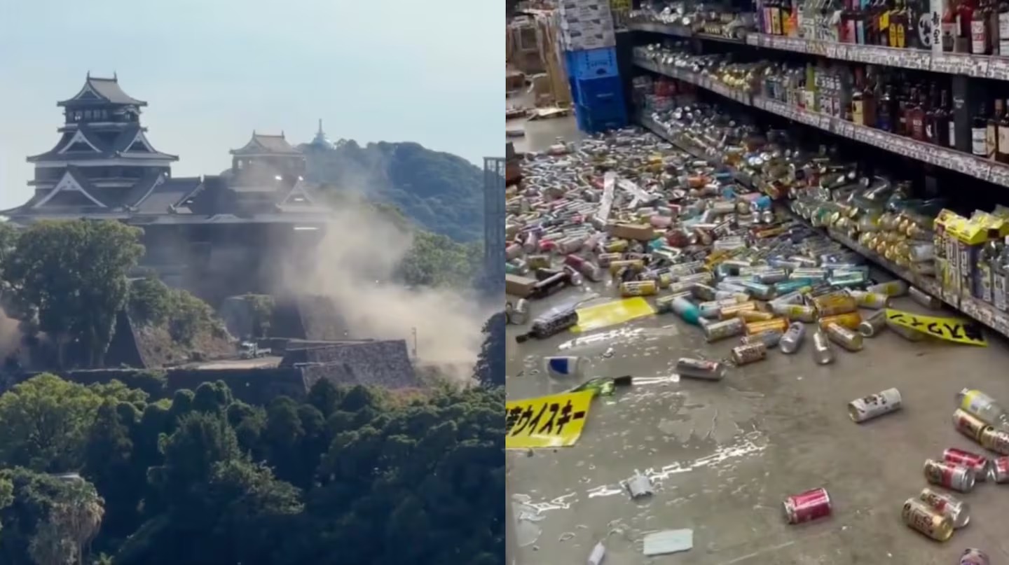 Un terremoto de 7,1 sacudió a Japón: edificios colapsados y desesperación