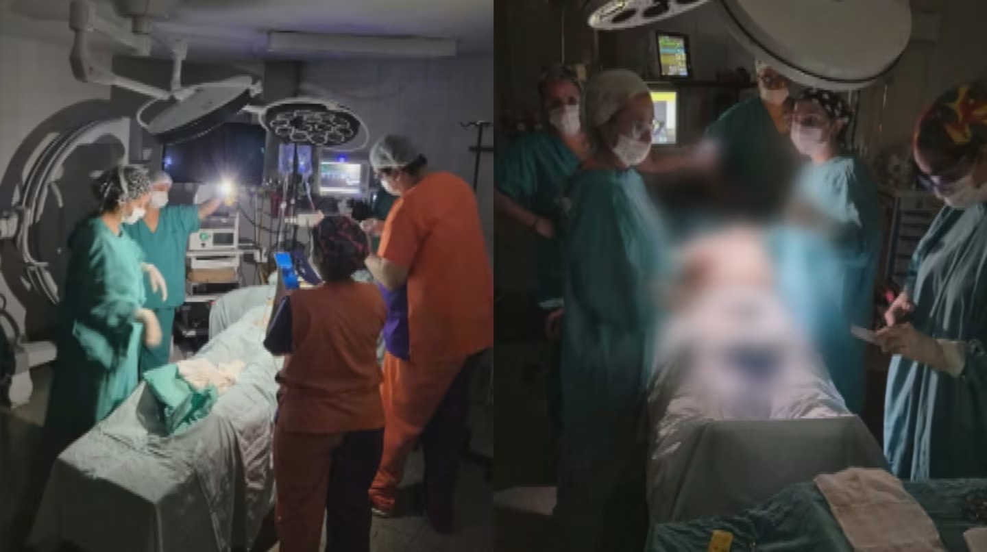 Inadmisible: se cortó la luz en un hospital y los médicos tuvieron que operar de urgencia con la linterna de sus celulares