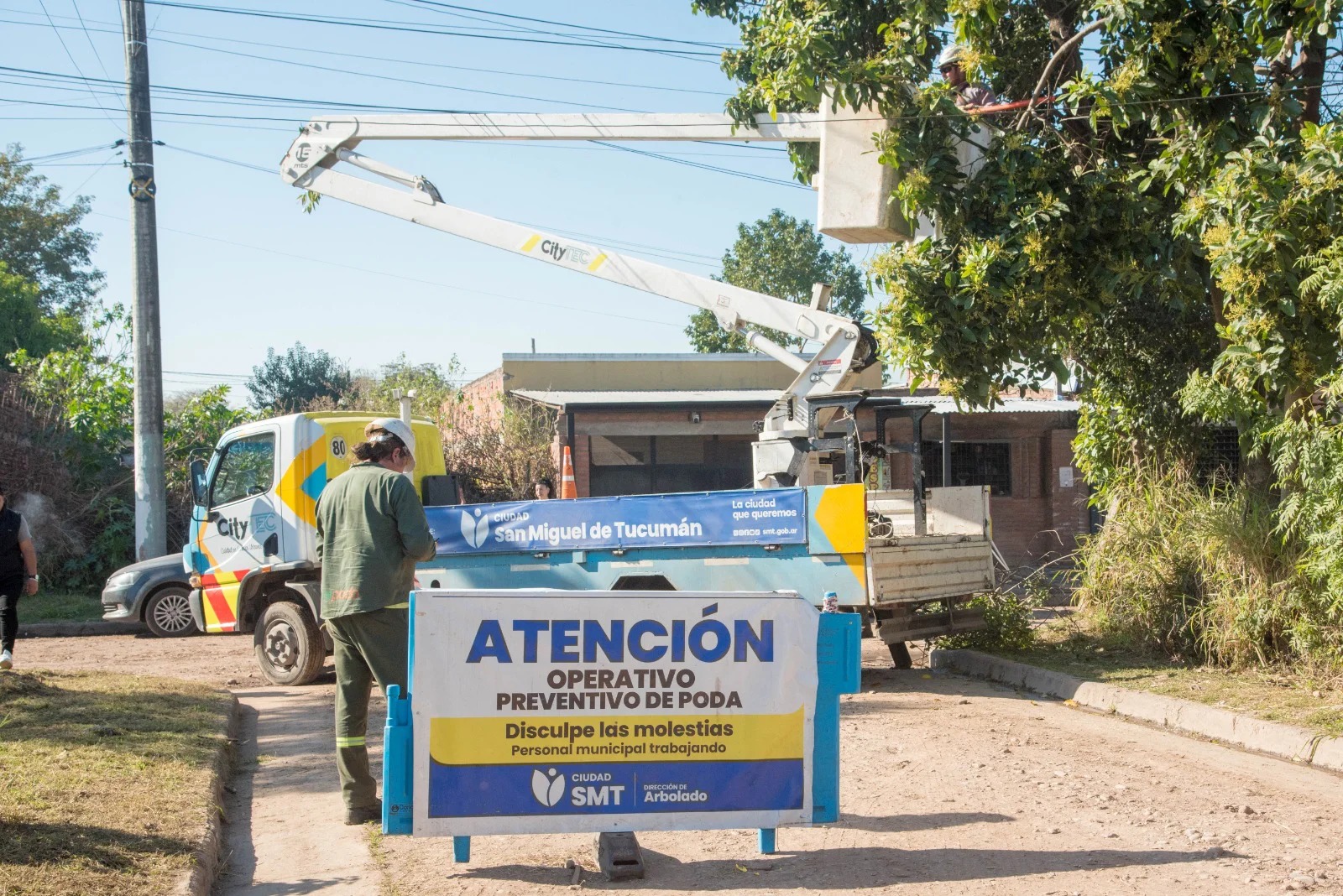 SM de Tucumán: el Municipio lleva adelante mejoras urbanísticas en el Barrio Ciudadela Norte