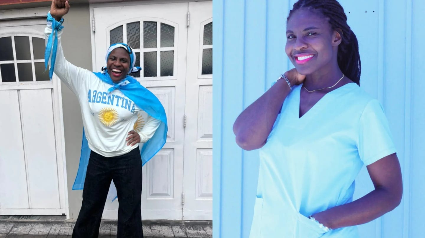 “Argentina me abrazó”: a los 24 años, Elisa llegó de Angola sin hablar español y hoy recibe bebés en el Hospital San Felipe