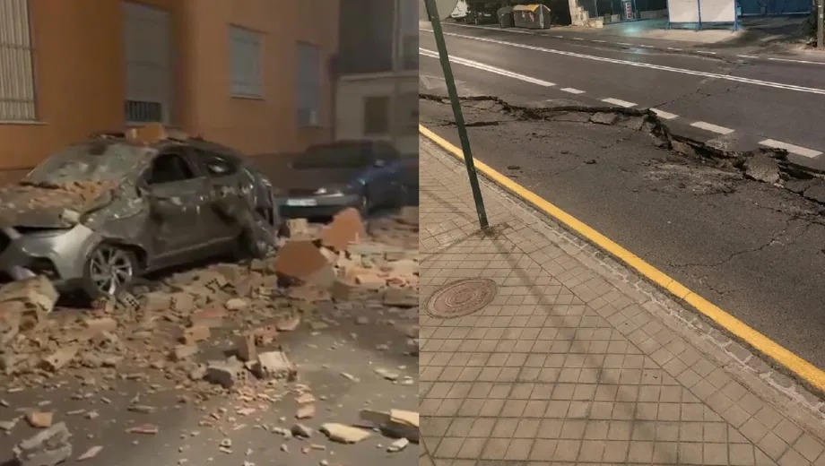 España: un terremoto de magnitud 5 hizo temblar Granada provocando daños materiales y evacuaciones de emergencia