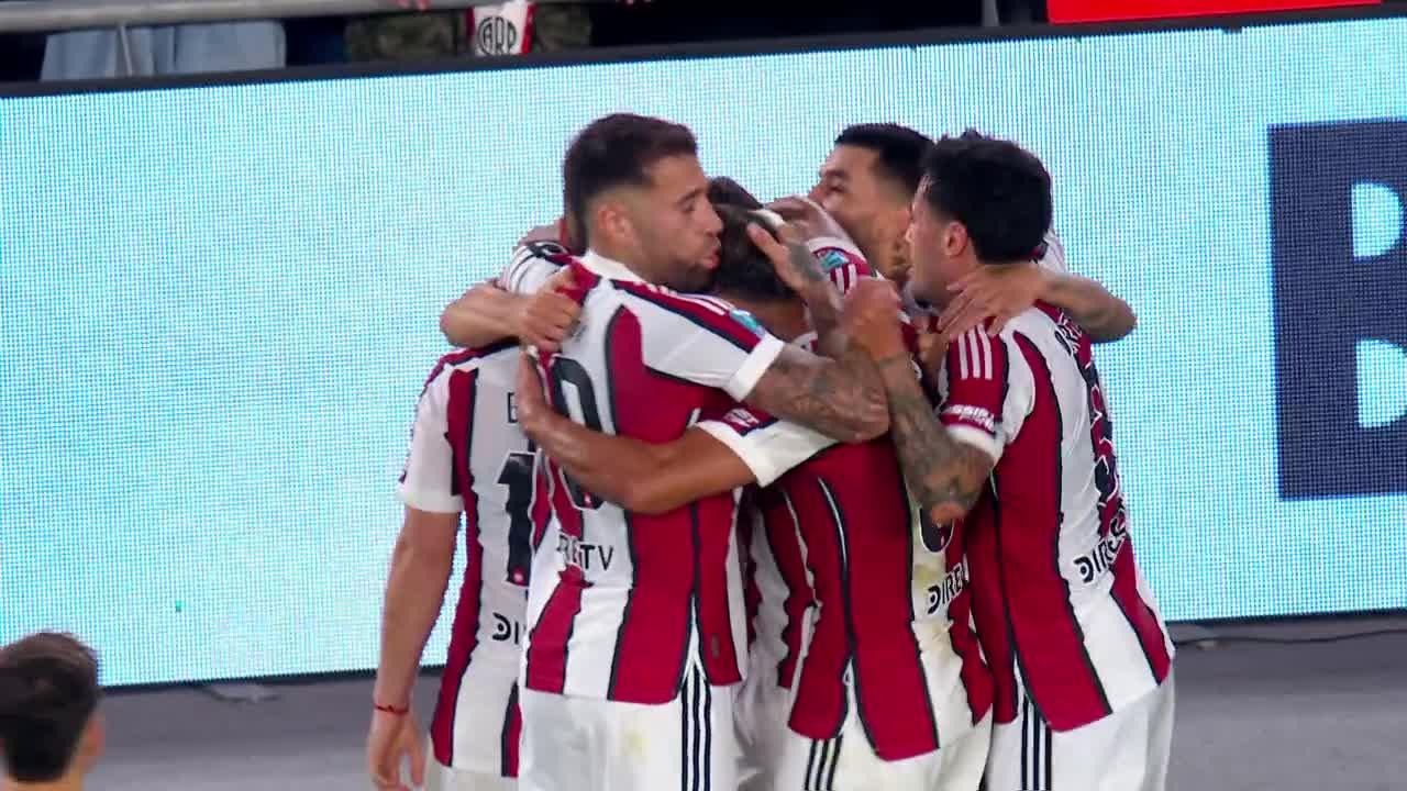 River Plate logró su primer triunfo en el Torneo Clausura: le ganó 2-0 a Argentinos Juniors