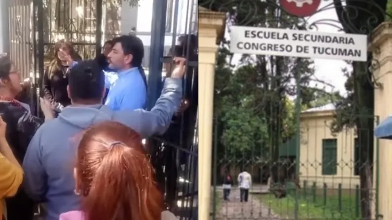 Tucumán: padres de la Escuela Congreso donde un adolescente efectuó un disparo están en alerta y advierten que los niños corren peligro