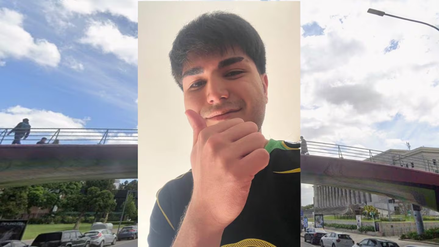 Angustiante búsqueda de un joven de 18 años: fue a ver el eclipse al puente de la Facultad de Derecho de la UBA y desapareció