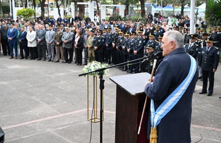 Jaldo encabezó el acto central por un nuevo aniversario del nacimiento de Juan Bautista Alberdi