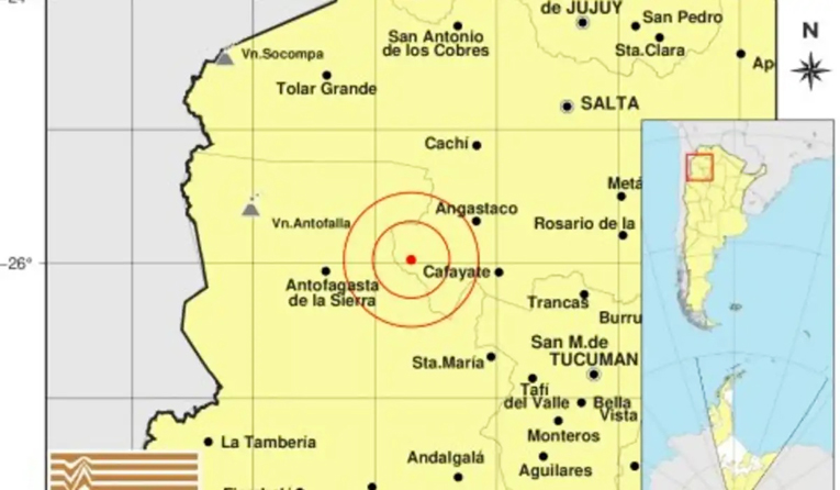 Temblor en Tucumán: un sismo de 4,7 sacudió el norte argentino y se sintió con fuerza en varios puntos
