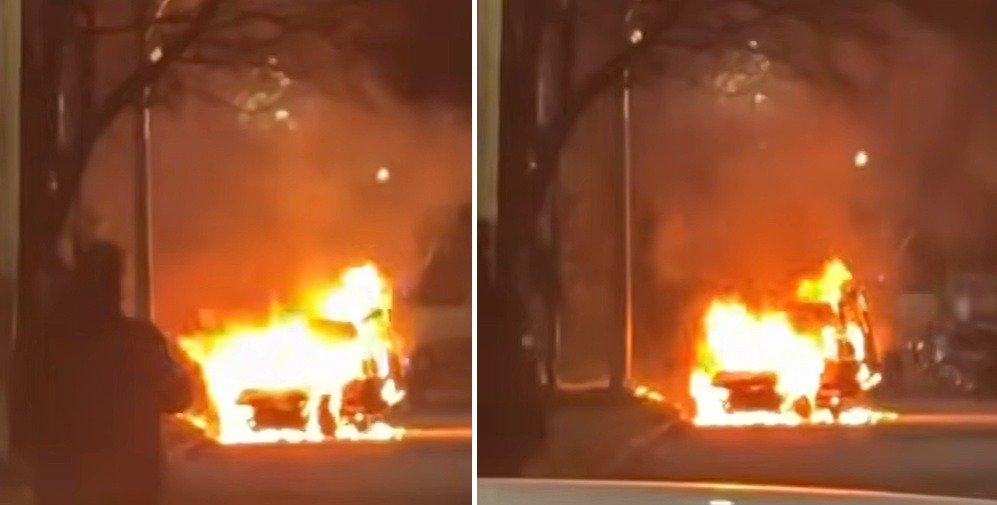 SM de Tucumán: se incendió una camioneta en el Barrio Congreso