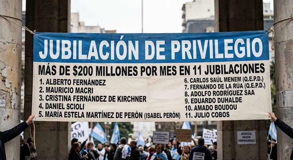 El Estado Nacional gasta por mes más de $200 millones en 11 jubilaciones de privilegio: quiénes las reciben