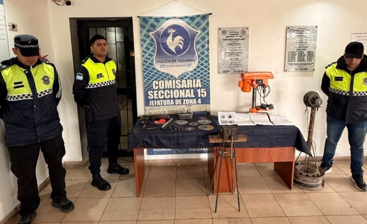 La Policía de Tucumán desmanteló un taller dedicado a la fabricación de armas tumberas en un barrio de la capital