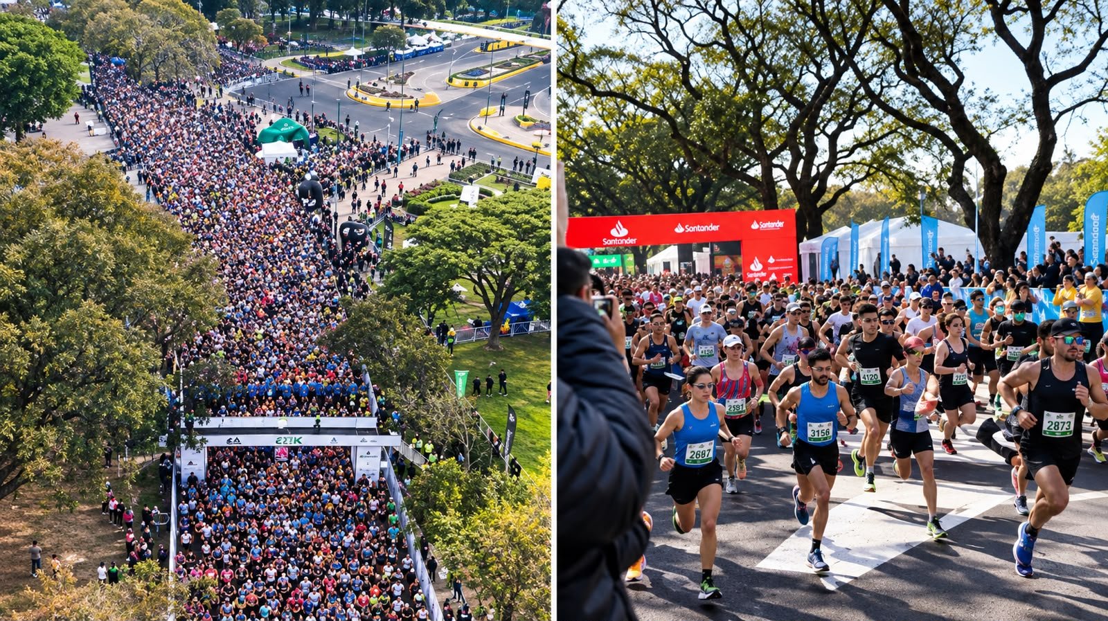 Se corrió la maratón de Buenos Aires: participaron mas de 16 mil atletas de 64 países y ganó el keniata Bethwel Kibet Chumba