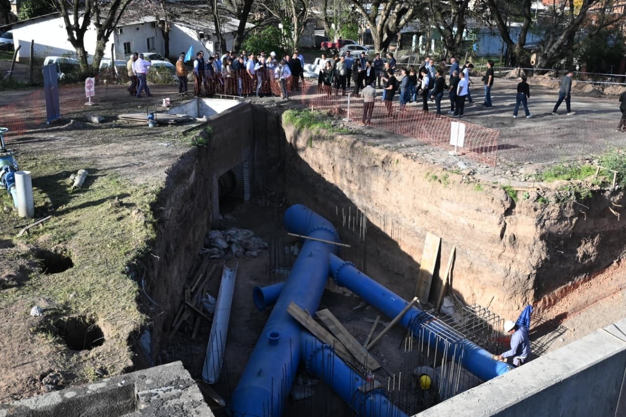 Tucumán: avanzan las obras de renovación de las válvulas del Acueducto El Cadillal