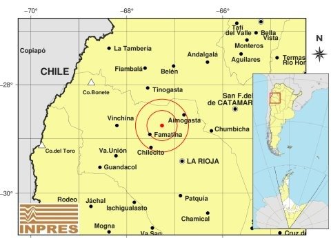 Un temblor de 5,4 en La Rioja se sintió en Tucumán y otras cinco provincias