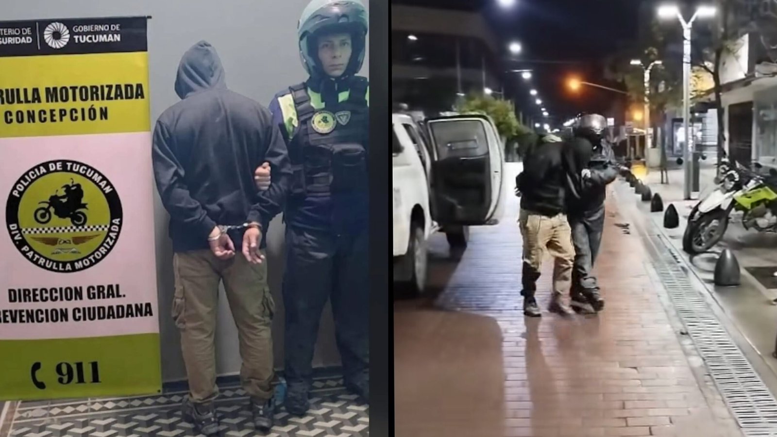 Detuvieron a un hombre acusado de agredir a una mujer en plena vía pública en Concepción